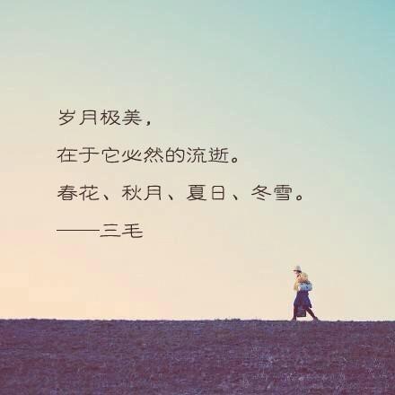 经典三毛语录