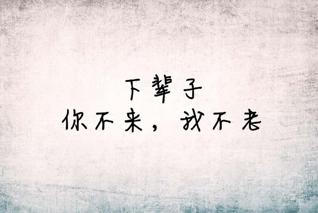 我一厢情愿，我愿赌服输