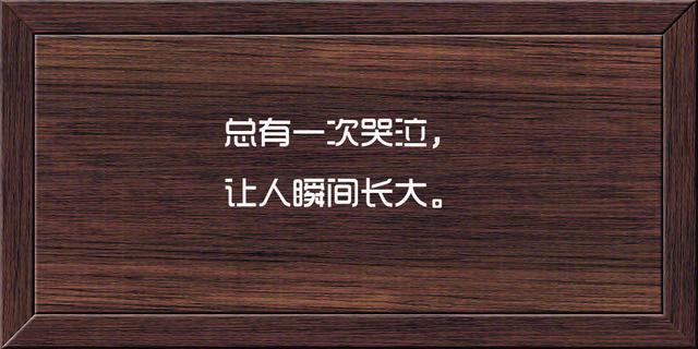 这些话说的很骨感，也很现实，句句精辟