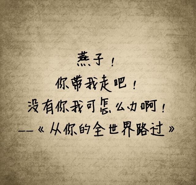 我会化作人间的风和雨陪伴着你