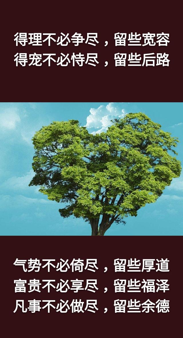 知人不必言尽，责人不必苛尽