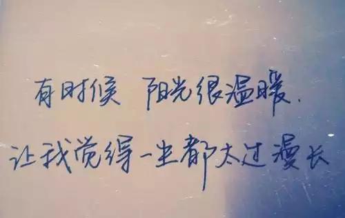 向着阳光生活